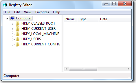 Registry Editor