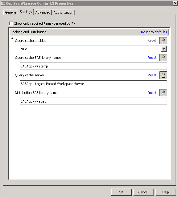 Settings for the Query Cache