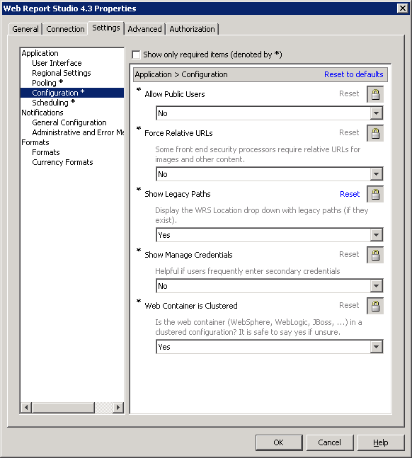 Show Legacy Paths for SAS Web Report Studio