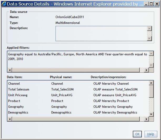 Data Source Details Dialog Box