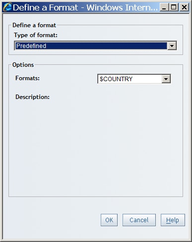 Define a Format Dialog Box