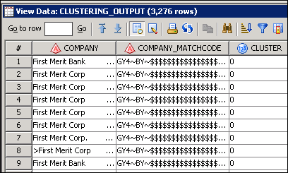 Output from a DataFlux Data Service