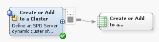 Sample SPD Server Cluster Table Job with Temporary Output Table