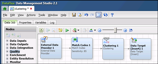 Data Service in DataFlux Data Management Studio