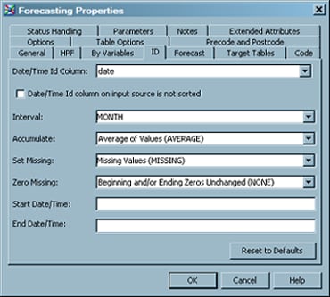 Sample ID Options