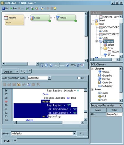 Sample Subquery Flow