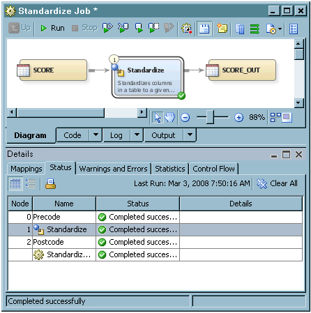 Successfully Completed Sample Job