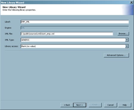 XML Library Properties