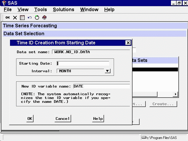 Time ID Creation from Starting Date Window