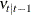 ${ {\nu }_{t|t-1}}$