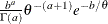 $ \frac{b^ a}{\Gamma (a)} \theta ^{-(a+1)}e^{-b/\theta } $