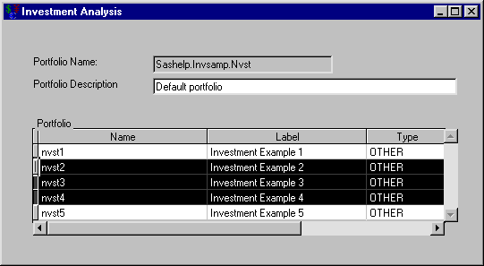 Selecting Investments within a Portfolio