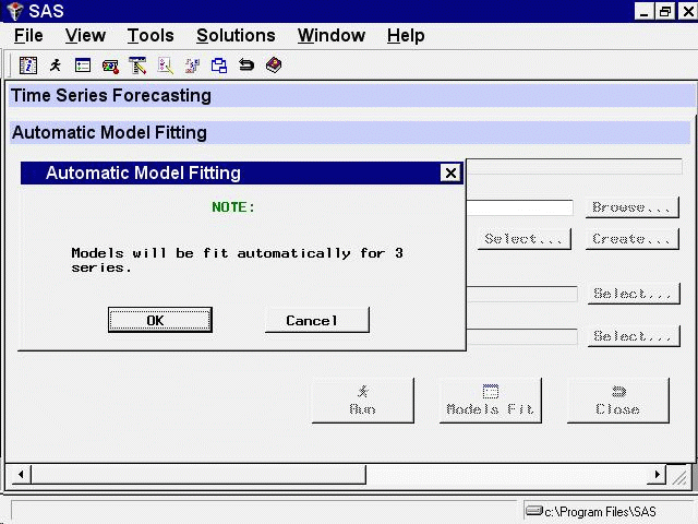 Automatic Model Fitting Note