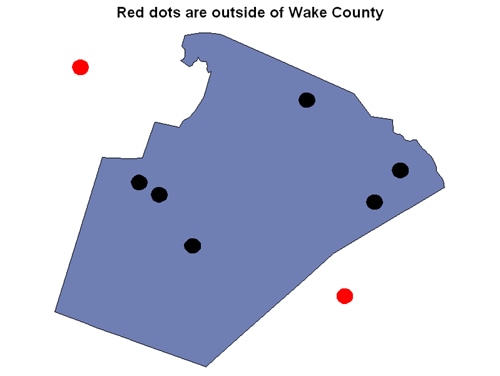 annotated output using results of PROC GINSIDE