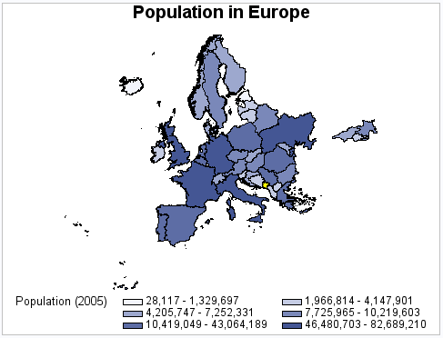 choropleth map