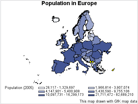 Two-dimensional (Choropleth) Map