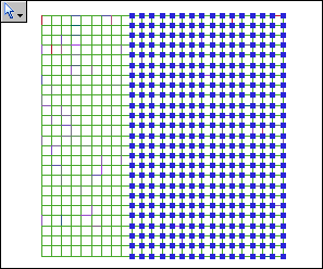 Network visualization w some data selected