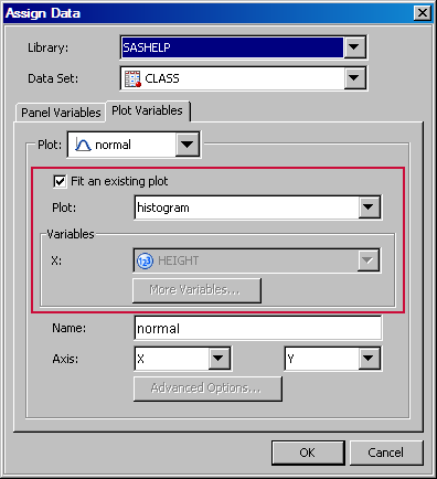 Fit an Existing Plot fields