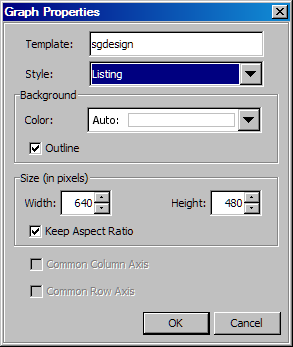 Graph Properties dialog box