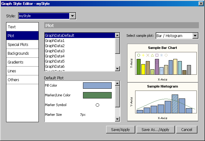 Graph Style Editor