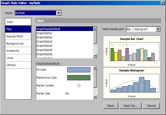 Graph Style Editor