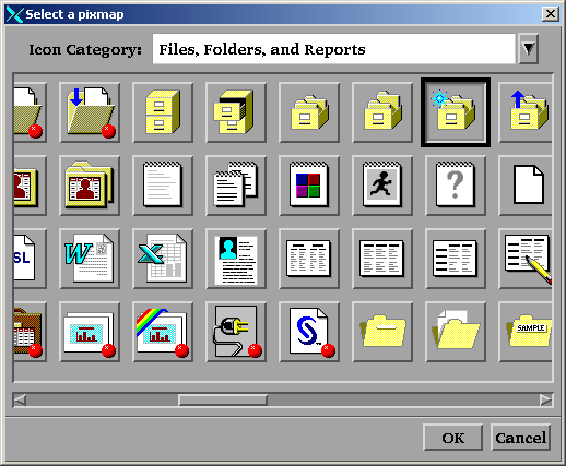 Select a pixmap Dialog Box