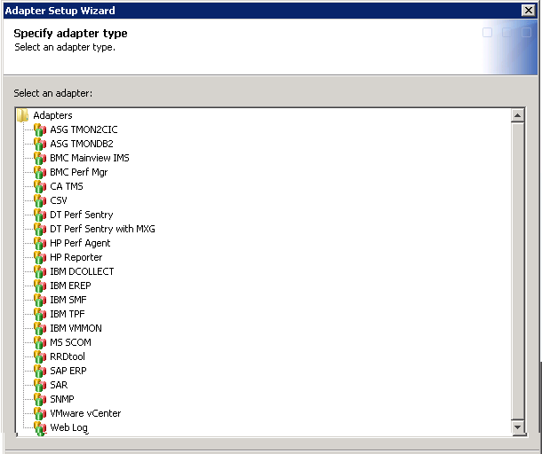 Specifying the Adapter Page