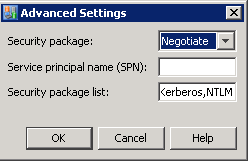 Advanced Settings for the Configuration Profile