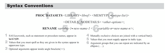 Syntax Conventions