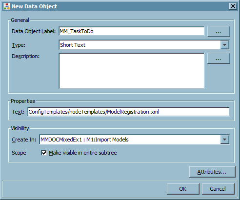 New Data Object Populated