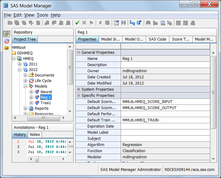 Set Model Properties