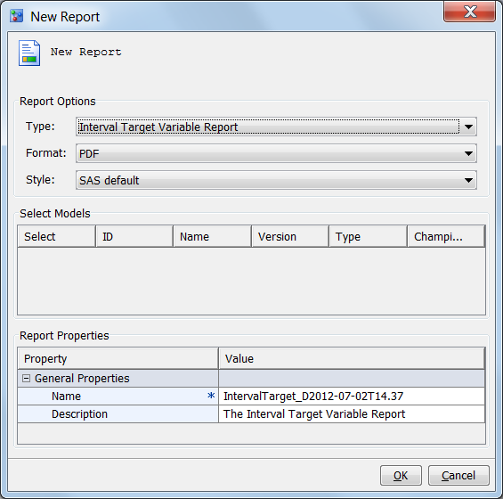 Interval Target Variable Report