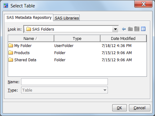 Select a table for the Model Retrain Task