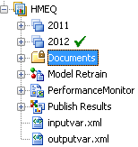 Project Folder Contents in the Project Tree