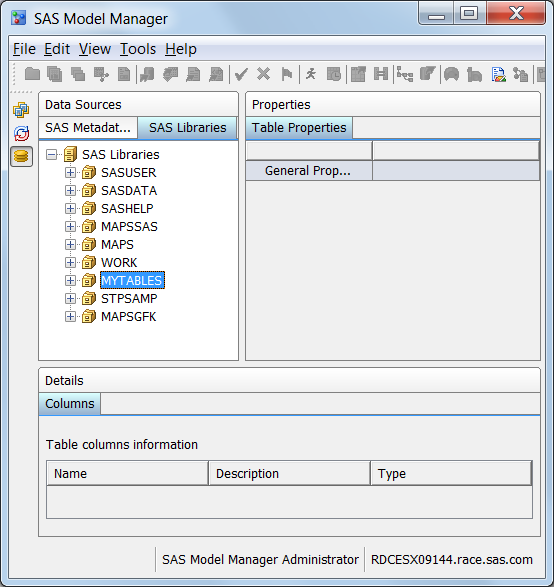 The MYTABLES SAS Library