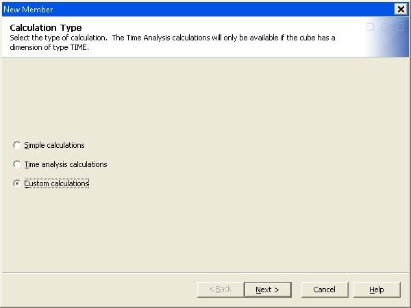 Calculation Type