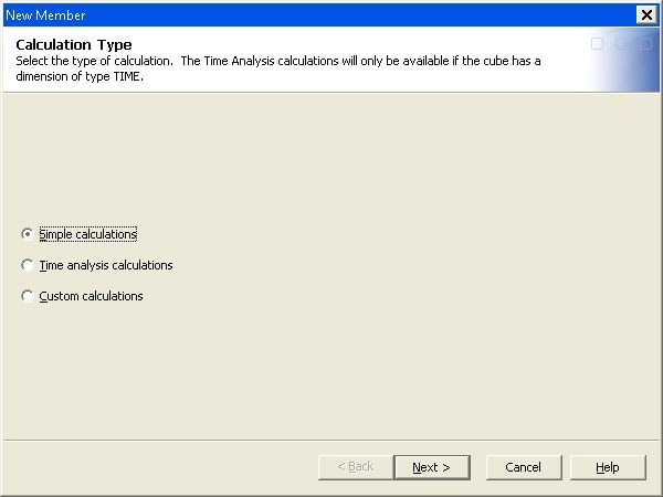 Calculation Type