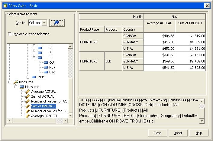 Add a Measure to a Column