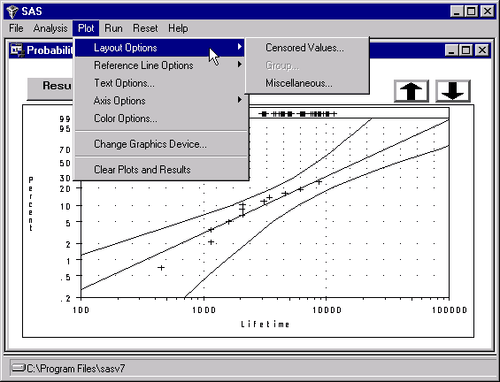  Probability Plot Window 