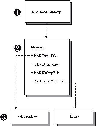 Hierarchy of SAS Data Object Types