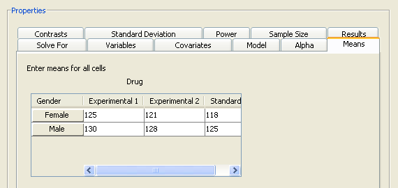  Means Tab with Cell Means 