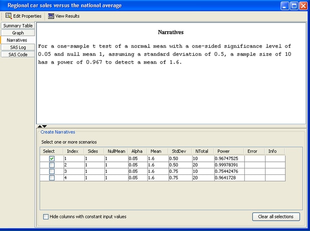  Narrative Selector and Display 