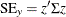 $\mr {SE}_ y = z^\prime \Sigma z$