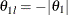 $\theta _{1l}= -|\theta _1|$