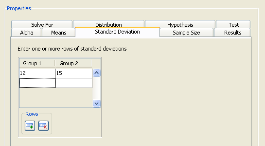  Group Standard Deviations