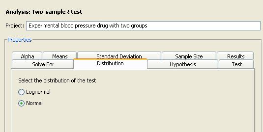  Distribution Tab 