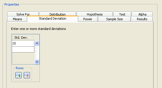  Standard Deviation Tab 