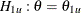 $H_{1u}: \theta =\theta _{1u}$